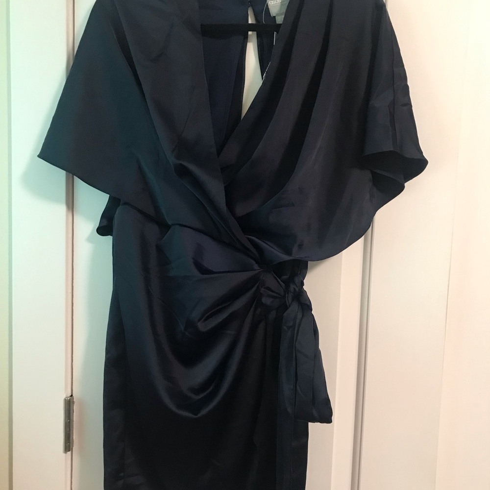 Sold ASOS DESIGN wrap kimono mini dress with tie waist - Picture 6 of 8